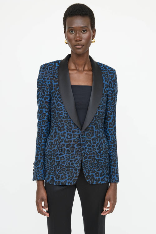 R13 Brocade Shawl Blazer
