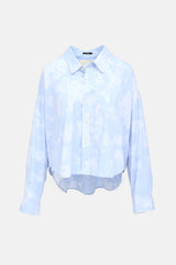 R13 Bleach Dyed Oversize Shirt