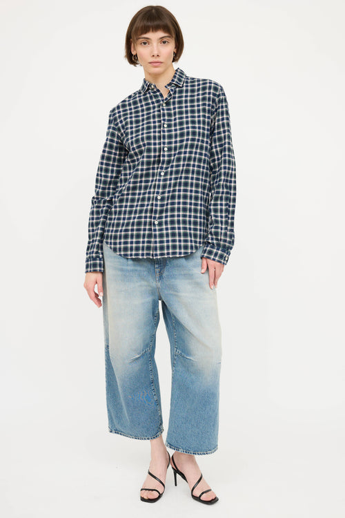 R14Classic Plaid Shirt