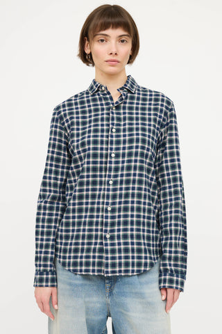 R13Classic Plaid Shirt