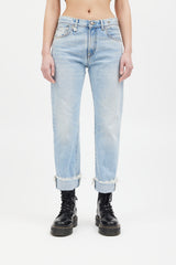 R13 Light Wash Bowie Raw Hem Jeans VSP Consignment