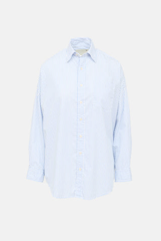 Striped Poplin Shirt