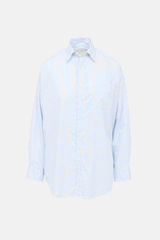 Striped Poplin Shirt