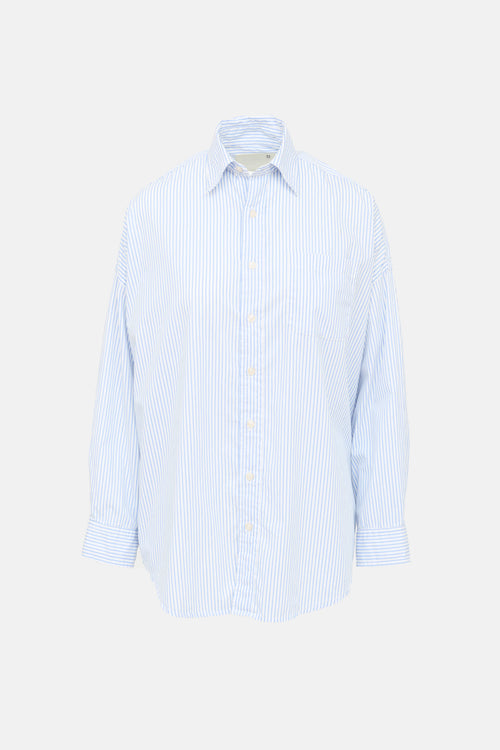 Striped Poplin Shirt