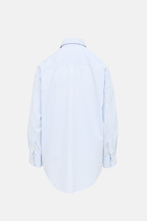 Striped Poplin Shirt