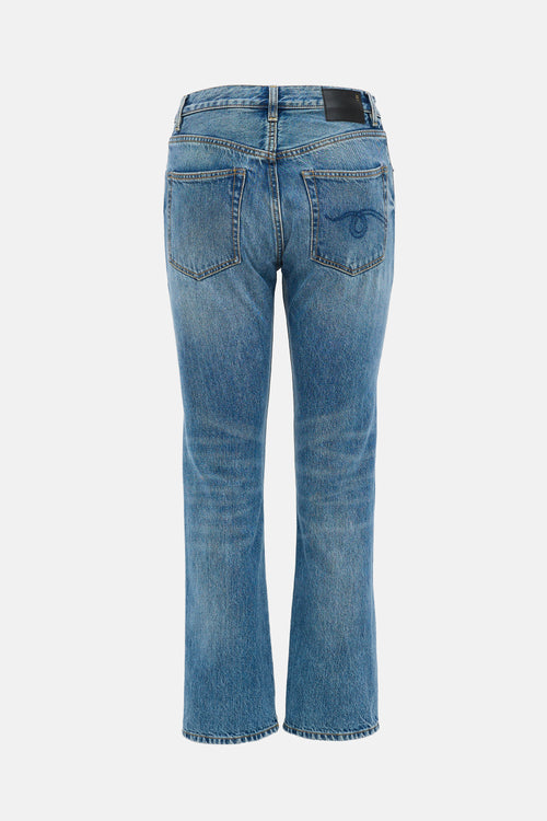 R13 Bowie Straight Leg Jeans