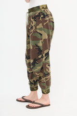 R13 Camo Drop Seat Harem Sweatpants