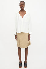 R13 Collarless Shirt