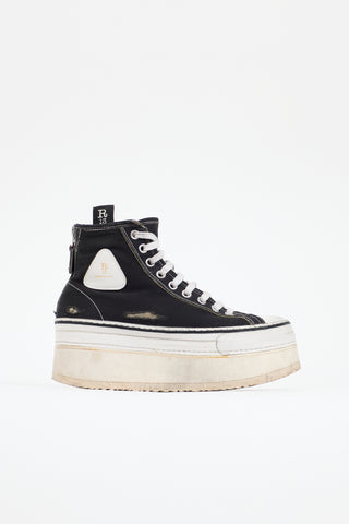 R13 Courtney Platform High Top  Sneaker