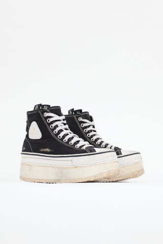 R13 Courtney Platform High Top  Sneaker