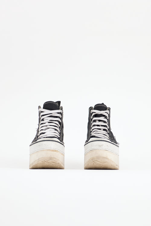 R13 Courtney Platform High Top  Sneaker