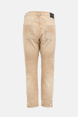 R13 Distressed Crossover Jeans