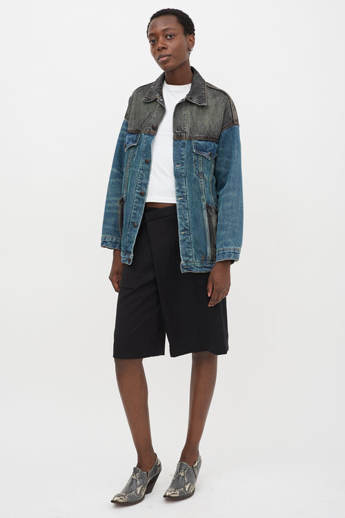 R13 Cross Over Shorts