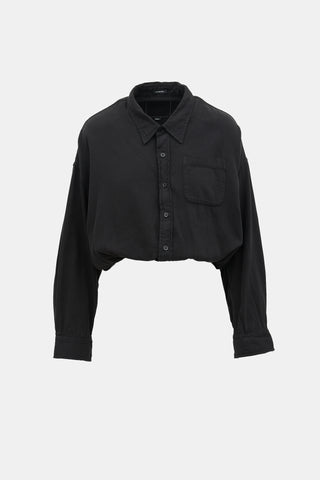 R13 Crossover Bubble Shirt