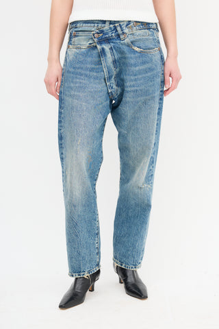 R13 Cross Straight Leg Jeans