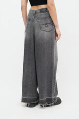 R13 Dark Grey Vintage Wash Jesse Jeans