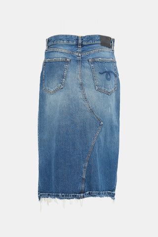 R13 Denim Garnet Jesse Skirt