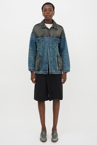 R13 Denim Lacey Trucker Jacket