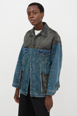 R13 Denim Lacey Trucker Jacket
