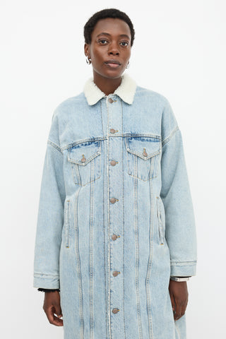 R13 Denim Lyle Trucker Coat