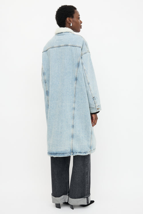 R13 Denim Lyle Trucker Coat