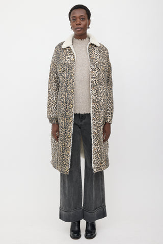 R13 Denim Lyle Trucker Coat