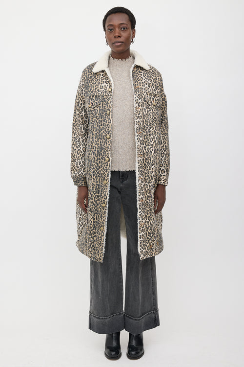 R13 Denim Lyle Trucker Coat