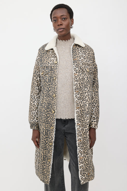 R13 Denim Lyle Trucker Coat