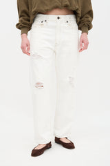 R13 Boyfriend Distressed Jeans