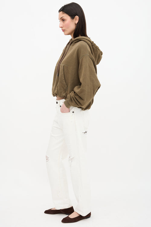 R13 Boyfriend Distressed Jeans