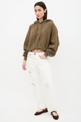 R13 Boyfriend Distressed Jeans