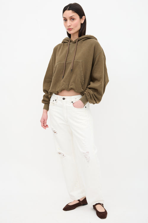 R13 Boyfriend Distressed Jeans