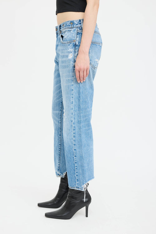 R13 Distressed Boyfriend Jeans