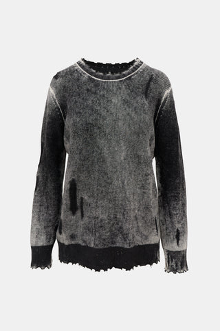 R13 Distressed Cashmere Sweater