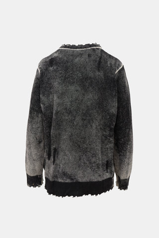 R13 Distressed Cashmere Sweater
