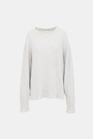 R13 Distressed Vintage Sweatshirt