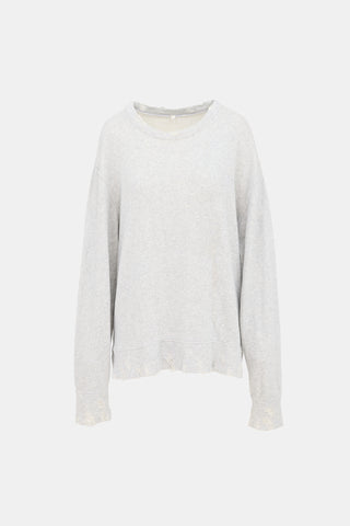 R13 Distressed Vintage Sweatshirt