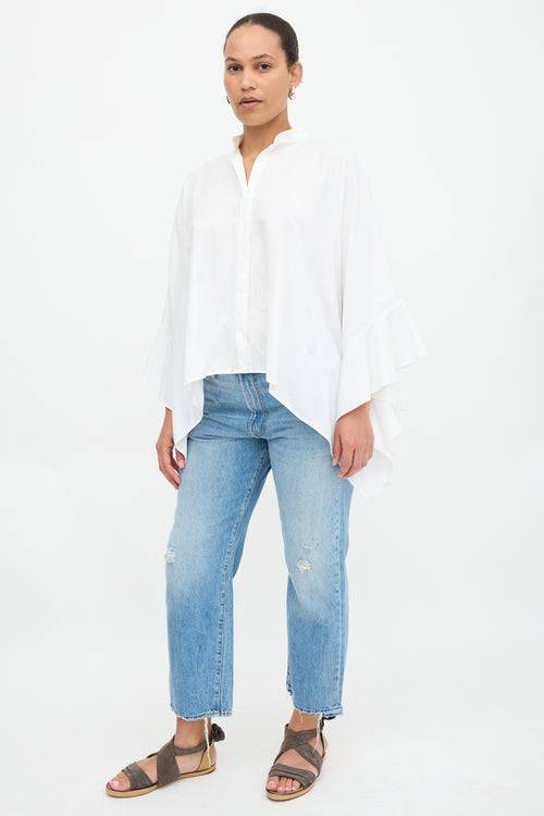 R13 Distressed Boyfriend Jeans