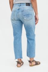 R13 Distressed Boyfriend Jeans