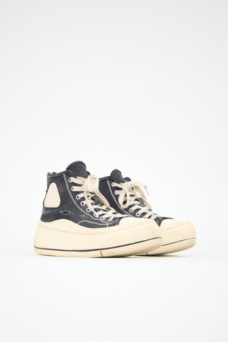 R13 Distressed Canvas Sneaker