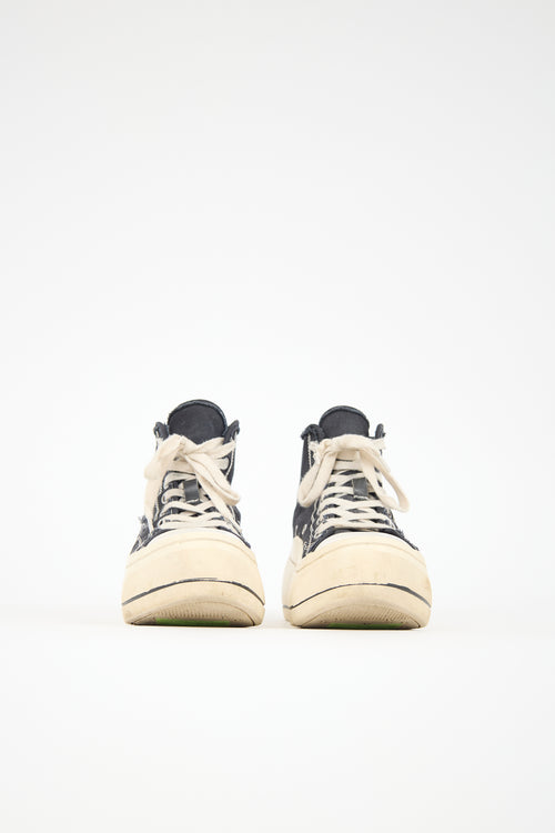 R13 Distressed Canvas Sneaker