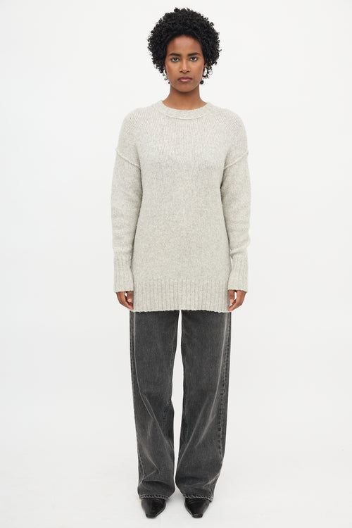 R14 Oversized Crewneck Sweater
