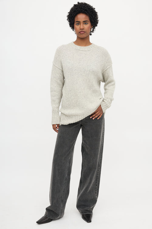 R17 Oversized Crewneck Sweater