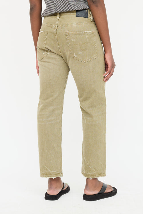 R13 Distressed Boyfriend Jean