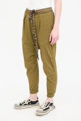R13 Harem Cropped Sweat Pant