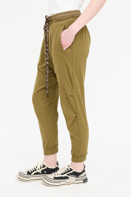 R13 Harem Cropped Sweat Pant