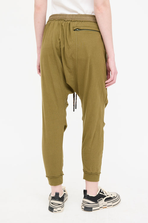 R13 Harem Cropped Sweat Pant
