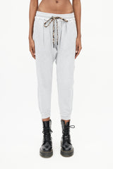 R13 Grey Drop Seat Sweatpant
