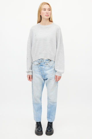 Louis Vuitton // White Samurai Sequin Sweater – VSP Consignment