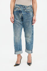 R13 Kelly Cross Over Jeans